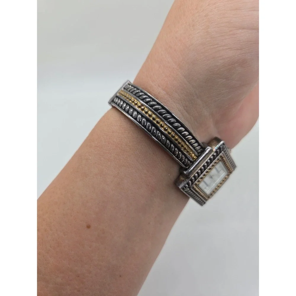 Ecclissi H126 Sterling Silver Gold Plated Bangle Watch Women's Quartz 925